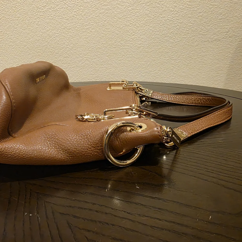 Michael Kors Small Brooke Bag w/Gold Hardware